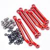1 Set Aluminum Linkage Link Rod Ends Elevate Upgrade for TRX4-M 1/18th RC Crawler Car Parts (Red) view 4
