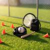 LOGOFUN Miniatures Sports Baseball Kits Mini Baseball Bat Toy Miniature Baseball Bat Glove and Ball for Dollhouse Accessories - 2.87X0.47X0.47in view 3