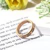 Aroncent 3Pcs Fidget Rings Anxiety Rings for Women Spinner Rings for Anxiety for Women 5MM Stainless Steel Eyes Rings Band Rings Stress Relieving Reduce Anxiety view 4