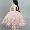 Fashion Tutu Ballet Dress for 11.5" Doll Clothes Outfits 1/6 Dolls Accessories Rhinestone 3-Layer Skirt Ball Party Gown (Misty Rose) view 3