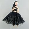 Fashion Tutu Ballet Dress for 11.5" Doll Clothes Outfits 1/6 Dolls Accessories Rhinestone 3-Layer Skirt Ball Party Gown (Black) view 2