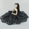 Fashion Tutu Ballet Dress for 11.5" Doll Clothes Outfits 1/6 Dolls Accessories Rhinestone 3-Layer Skirt Ball Party Gown (Black) view 4