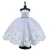 Fashion Tutu Ballet Dress for 11.5" Doll Clothes Outfits 1/6 Dolls Accessories Rhinestone 3-Layer Skirt Ball Party Gown (Light Purple) view 1