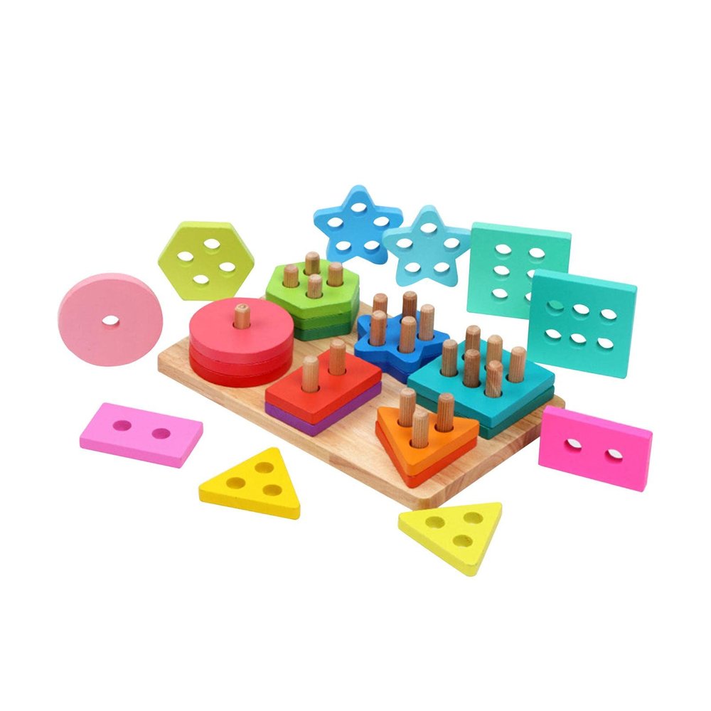 Amagogo Sorting Stacking Toys Educational Learning Matching Toy Gifts for Preshcool