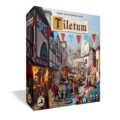 Board & Dice: Tiletum - A Deeply Thematic Dice-Management Eurogame, Play As Merchants in The Early Days of The Renaissance, Ages 14+, 1-4 Players, 60-100 Minute Playing Time