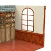 Menolana Backdrop Scene Model Display Scene Accessories Scene Display Collection Background for Action Figures , Tea House view 3