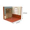 Menolana Backdrop Scene Model Display Scene Accessories Scene Display Collection Background for Action Figures , Tea House view 4