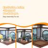 Menolana Backdrop Scene Model Display Scene Accessories Scene Display Collection Background for Action Figures, Chinese Room view 4