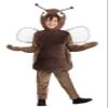 Fun Costumes Toddler Mosquito Costume, Flying Insect Outfit for Halloween - 2T - Brown view 1