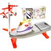 PowerTRC Pretend Laundry Play Set Toy for Toddlers, Ironing Board Toy Set with Realistic Light & Sound Iron, Dryer, Hanger for Kids, Pretend Play for Toddlers 3-5 view 1
