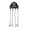 Fire Pit Poker Set with Four Heavy Duty 40inch Fire Pokers and Happy Camper Hanger Made in USA view 1