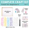 Creativity for Kids Rainbow Mosaic Craft Kit: Valentine Craft Kit for Kids, Gifts for Girls, Diamond Painting for Kids (Ages 7+) view 3