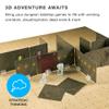 Stratagem The Master's Maze Dungeon Walls - 100 Card Tiles for 3D DND Dungeon Building - Modular Terrain 28mm Scale Accessories Tabletop RPG Scenery - Dungeons Dragons Pathfinder Castles Crusades view 2