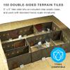 Stratagem The Master's Maze Dungeon Walls - 100 Card Tiles for 3D DND Dungeon Building - Modular Terrain 28mm Scale Accessories Tabletop RPG Scenery - Dungeons Dragons Pathfinder Castles Crusades view 3