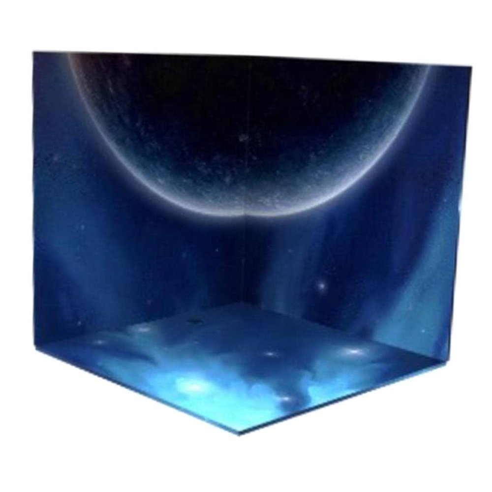 predolo 1/12 Scale Backdrop Scene Model Storage Organizer Layout Collection Decorative Scene Display Collection Background for Action Figures Dolls, Space