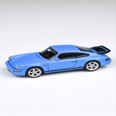 1987 RUF CTR Racing Blue 1/64 Diecast Model Car by Paragon Models PA-55297