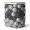 TRENDPLAY Plastic Balls for Ball Pits - Pack of 100 Hollow Balls- Safe and Exciting Playtime - Perfect for Toddler Baby Pools,Party,Festival Decoration,Black;Pearl Gray;Gray view 1