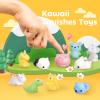 30 Packs Valentine's Day Cards with Mochi Squishy Toys, Mini Kawaii Stress Relief Squishy Toys Sets for Kids, Valentine's Day School Classroom Prizes, Valentine Exchange Gift view 3