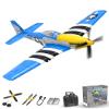 VOLANTEXRC RC Plane 4 Channel P51D Mustang Remote Control Airplane Fighter RTF with 6-Axis Gyro, 3 Modes Easy to Fly, 2.4GHz Radio Controlled Aircraft for Beginners & Adults (Blue) view 1