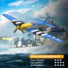 VOLANTEXRC RC Plane 4 Channel P51D Mustang Remote Control Airplane Fighter RTF with 6-Axis Gyro, 3 Modes Easy to Fly, 2.4GHz Radio Controlled Aircraft for Beginners & Adults (Blue) view 2