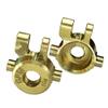GPM for TRAXXAS-1/18 4WD TRX4M Ford BRONCO-97074-1 Pair of Brass Counterweight Front Steering Cups view 1