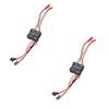 2Pcs RC Motor ESC 40A Brushed ESC Motor Electric Speed Controller 6-12.6V for 1/16 1/18 1/24 etc RC Model Cars RC Accessories Parts view 1