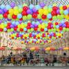 Haull Balloon Drop Net for Ceiling Release Wedding Birthday Balloon Drop Net for New Year's Celebration Baby Shower Graduation Decoration Party Supplies(12 x 7 ft) view 1