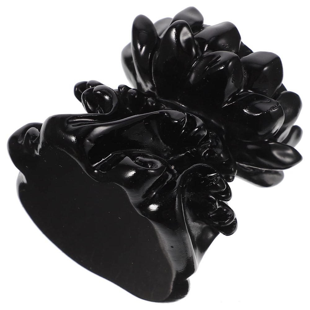 DECHOUS Lotus Crystal Ball Holder Resin Base for 6-8cm Spheres