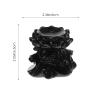 DECHOUS Lotus Crystal Ball Holder Resin Base for 6-8cm Spheres view 2