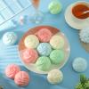 24 Pcs Dumpling Stress Balls Bulk 2.4 Inch Dumpling Fidget Toy Dough Stress Relief Bun Squeeze Toy with Storage Bag for Birthday Party Favors School Carnival Reward Gift view 3
