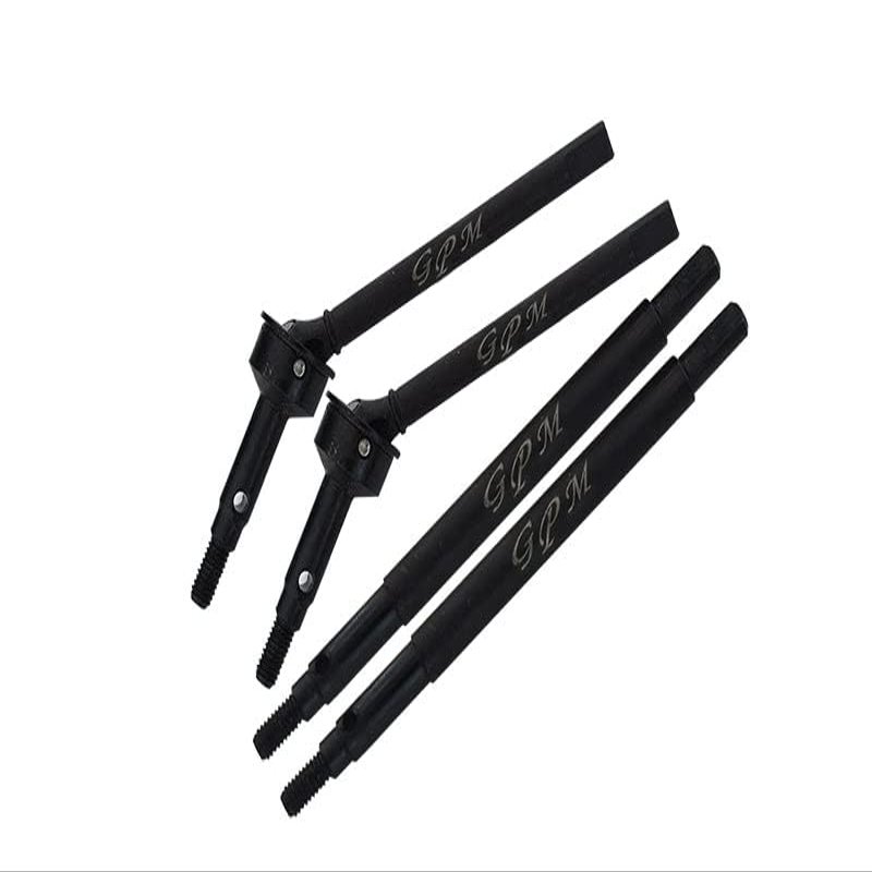 Medium Carbon Steel Front CVD Drive Shaft and Rear Axle Shafts Set for Traxxas 1:18 TRX4M Ford Bronco Crawler 97074-1 / TRX4M Land Rover Defender 97054-1 / TRX4M K10 High Trail Crawler 97064-1