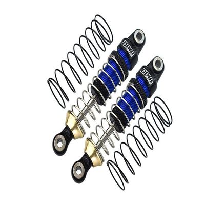 Aluminum 6061 Front Or Rear Adjustable Spring Damper 52mm for Traxxas 1:18 TRX4M Ford Bronco Crawler 97074-1 / TRX4M Land Rover Defender 97054-1 / TRX4M K10 High Trail Crawler 97064-1 Upgrades - Blue