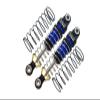 Aluminum 6061 Front Or Rear Adjustable Spring Damper 52mm for Traxxas 1:18 TRX4M Ford Bronco Crawler 97074-1 / TRX4M Land Rover Defender 97054-1 / TRX4M K10 High Trail Crawler 97064-1 Upgrades - Blue view 1
