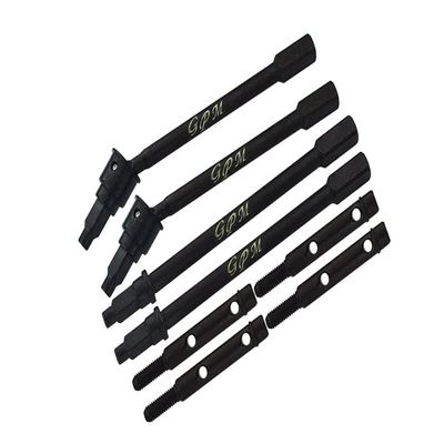 Axial 1/18 UTB18 Capra 4WD Unlimited Trail Buggy AXI01002 Upgrade Parts Medium Carbon Steel Front CVD Drive Shaft and Rear Axle Shafts Set - Black