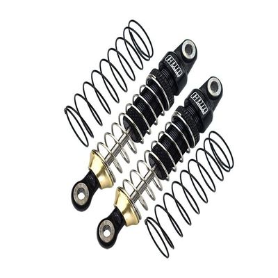 Aluminum 6061 Front Or Rear Adjustable Spring Damper 52mm for Traxxas 1:18 TRX4M Ford Bronco Crawler 97074-1 / TRX4M Land Rover Defender 97054-1 / TRX4M K10 High Trail Crawler 97064-1 Upgrades - Black