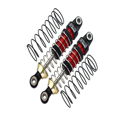 Aluminum 6061 Front Or Rear Adjustable Spring Damper 52mm for Traxxas 1:18 TRX4M Ford Bronco Crawler 97074-1 / TRX4M Land Rover Defender 97054-1 / TRX4M K10 High Trail Crawler 97064-1 Upgrades - Red