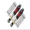 Aluminum 6061 Front Or Rear Adjustable Spring Damper 52mm for Traxxas 1:18 TRX4M Ford Bronco Crawler 97074-1 / TRX4M Land Rover Defender 97054-1 / TRX4M K10 High Trail Crawler 97064-1 Upgrades - Red view 1