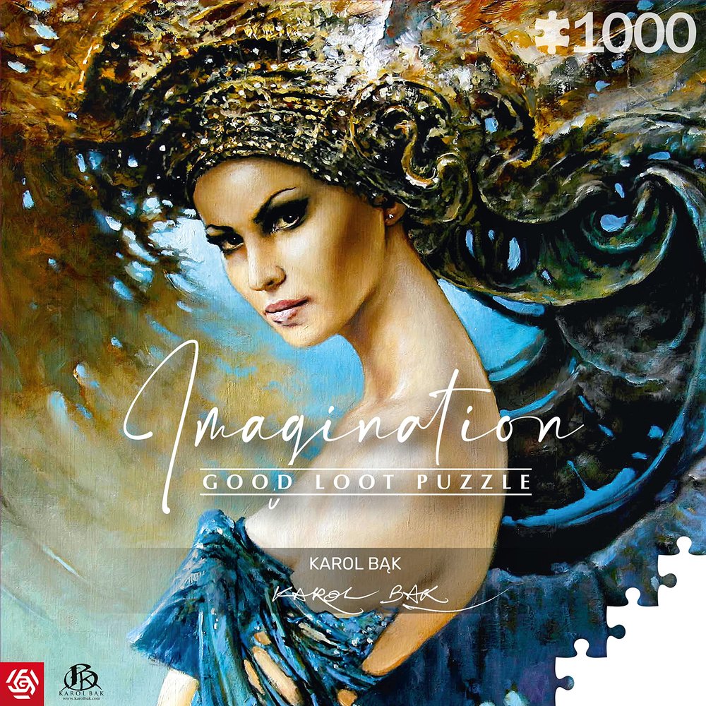 Good Loot Puzzle Imagination Karol Bk Deceptive Wind 1000 Piece Jigsaw Puzzle Artwork for Adults and Youth 1000 Piece Puzzle - Artist-Created Puzzle 68.5 x 48 cm