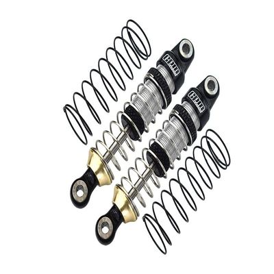 Aluminum 6061 Front Or Rear Adjustable Spring Damper 52mm for Traxxas 1:18 TRX4M Ford Bronco Crawler 97074-1 / TRX4M Land Rover Defender 97054-1 / TRX4M K10 High Trail Crawler 97064-1 - Silver