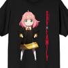Spy X Family Anya Forger Men's Black T-shirt-6XL view 2