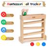 MORITECK Montessori Ball Drop Toy, Wooden Ball Tracker, Early Developmental Pound Toys for Toddlers for 1-3 Year Old, Boys Girls Baby Birthday Gift view 2