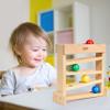 MORITECK Montessori Ball Drop Toy, Wooden Ball Tracker, Early Developmental Pound Toys for Toddlers for 1-3 Year Old, Boys Girls Baby Birthday Gift view 4