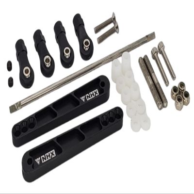 NHX RC Aluminum Anti Roll Sway Bar Set for Axial Wraith / RR10 -Black