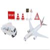 Daron Emirates Small Airport Playset  Officially Licensed Die-Cast Metal Airplane with Plastic Vehicles & Signs  Highly Detailed Pretend Play Toy for Kids Ages 3+ view 3