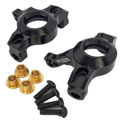 NHX RC Aluminum Front Steering Knuckle for Axial Wraith / RR10 -Black