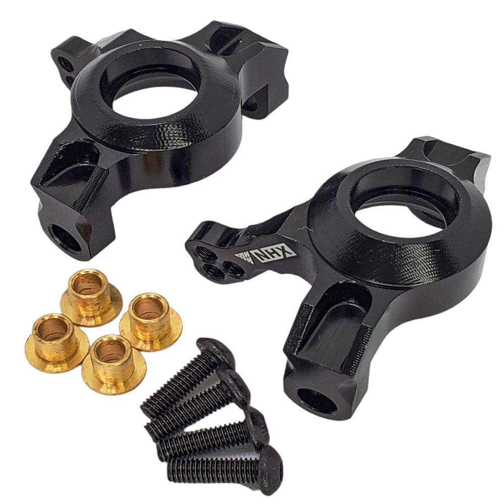 NHX RC Aluminum Front Steering Knuckle for Axial Wraith / RR10 -Black
