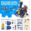 Thames & Kosmos TrainBots: 2-in-1 STEAM Maker Kit | Build 2 Steampunk Robots w/LED Lights | Explore Robots & Engineering | Includes Ultrasonic Atomizer | Ages 8+ with Help; 12+ for Independent Play view 3