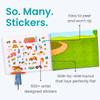 Cupkin Farm Animal Sticker Book Activity for Kids, Toddler Airplane Travel Essentials, 500+ Horse Stickers for Kids + 12 Scenes + 12 Coloring Book Pages, Cow Lover Children's Gift, Crafts Ages 2-8 view 2