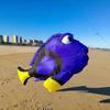 3m Blue Fish Kite Line Laundry for Adults Outdoor Fun Soft Inflatable Nylon Fish Kite Pendant view 1