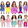 WONDOLL 18-inch Doll Clothes and Accessories - 10 Sets Compatible with 18-inch-Dolls Outfits Christmas Birthday Gift for Little Girls view 1